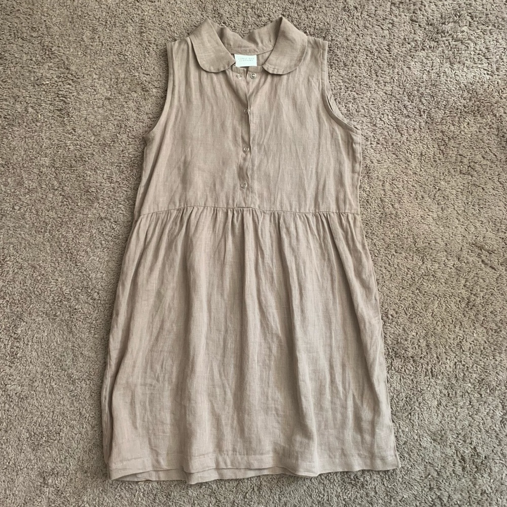 Linen Collared Dress